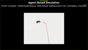 Simulating Realistic Pedestrian Behaviours in the Context of Autonomous Cars in Shared Spaces