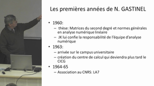 Le calcul à Grenoble de 1950 à 1992