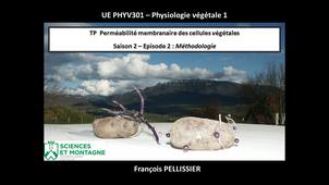 PHYV301 - T.P. Perméabilité Membranaire - Vidéo 2de2 - Méthodologie