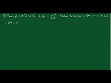 Chapitre 11 - exemple 2 convergence uniforme