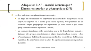 Corolleur F. 2021 L3 Analyse sectorielle_Lecture 2 Indicateurs _ problèmes_FEG UGA