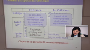 La notion de périodicité dans les enseignements scientifiques : étude pour une ingénierie didactique d’introduction aux fonctions périodiques au Viêt Nam