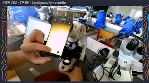 MEP202 prise de photo echelle mesurim