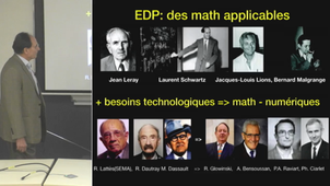 Quelques références historiques sur la résolution numérique des équations aux dérivées partielles: La part du lion dans l'école française de mathématiques appliquées