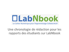 Suivre la chronologie des rapports des étudiants sur LabNbook