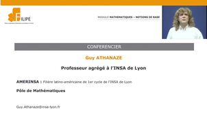 Mathématiques – Notions de base – Partie A – 1