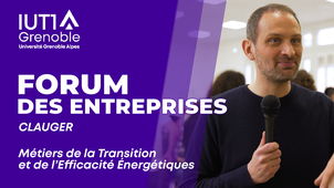 BUT MT2E - Forum des entreprises 2025 - CLAUGER