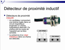 Auto2 Séquence 3.3 Capteurs inductifs, capacitifs et photoélectriques