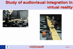 VISIONAIR TNA activities: Study of audiovisual integration in virtual reality, Virtual Environment for Rugby Skills Training