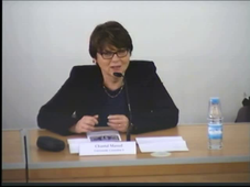 Ouverture du colloque : Chantal MASSOL, Directrice de l'E.A. Traverses 19-21