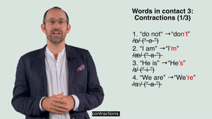 HELD - Anglais - #28 - Words in contact #3/ Contraction