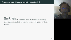 Systèmes distribués: concensus, détecteurs parfaits