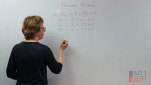 4) Conversion - (Informatique d'instrumentation - Chapitre 1 : Numération)