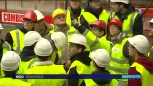 La 4ème promotion génie civil de l'ENEPS sur le chantier de la SMAG.