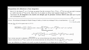 Chapitre 1 - tangente à la courbe - règle générale