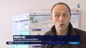 Reportage de France 3 Grenoble lors de la deuxième journée ERCA 2013.