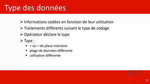 11) Bilan sur les codages - (Informatique d'instrumentation - Chapitre 1 : Numération)