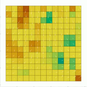 Eulerian Velocity (arrows) + Vorticity (colors) field