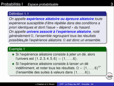 Ch6 Seq1 Espace Probabilisable