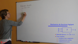 10) Réalisation directe de fonction- (Informatique d'instrumentation - Chapitre 2 : Logique combinatoire)