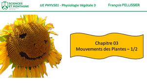 PHYV501 CM Distanciel -04- Mouvements des Végétaux 1 sur 2