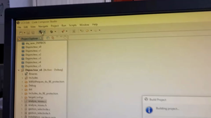 Chargement d'un code sur la cible (DSP)