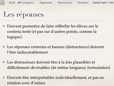 Atelier n°104 - Les questionnaires à choix multiple font-ils apprendre ?