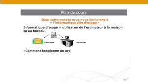 Informatique d’usage – 4