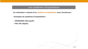 Informatique d’usage – 13