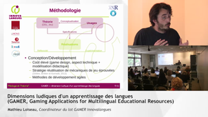 Innovalangues - Juin 2015 - Dimensions ludiques d’un apprentissage des langues(GAMER, Gaming Applications for Multilingual Educational Resources)