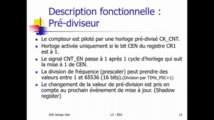 L3EEA - Info Temps Réel - CM2 : Les timers
