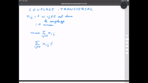 Ecriture du dual du couplage