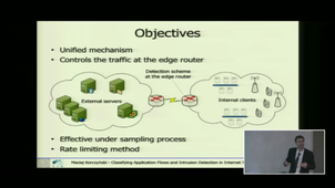 Classifying Application Flows and Intrusion Detection in Internet Traffic