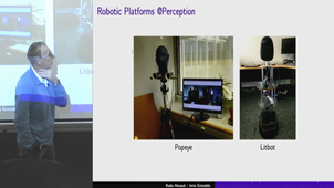 Audio-visual machine perception for human-robot and human-computer interaction