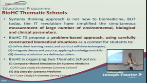 Cérémonie de remise des diplômes du Master Biohealth Computing 2014.