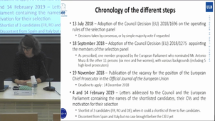 PANEL 3 – La mise en œuvre du Parquet européen