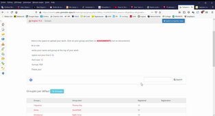 How to upload your work on Chamilo