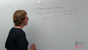 12) Exemple de codage - (Informatique d'instrumentation - Chapitre 1 : Numération)