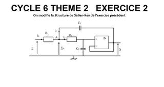TD CYCLE 6 THÈME 2 EX 2