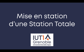 Mise en station d'une station totale [IUT1]