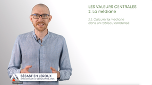 Les valeurs centrales : 2. La médiane (vidéo 3)
