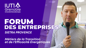 BUT MT2E - Forum des entreprises 2025 - SIETRA PROVENCE