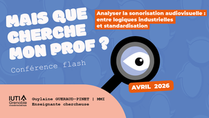 Sonorisation audiovisuelle - Conférence Flash - MQCMP - 04.2026