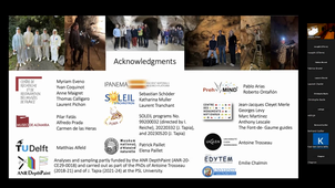 MasterClass Laurent Charlet : Geochemistry of wall art prehictorical painting, Ina Reiche