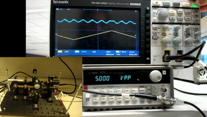 TP Piézo-10-Mesure Michelson 5VPP