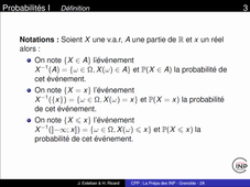 Ch6 Seq6 Variables aleatoires discretes