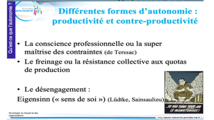 Les relations hiérarchiques : entre pouvoir et autonomie b) Qu'est-ce que l'autonomie ? part.2