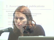S. Wozniak : Présentation des réseaux et des ressources existantes