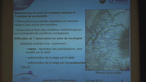 Journée de l’Observatoire : Aléas et Risques naturels.