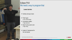 Eclipse PAX - A new programming  language for the embedded IoT 